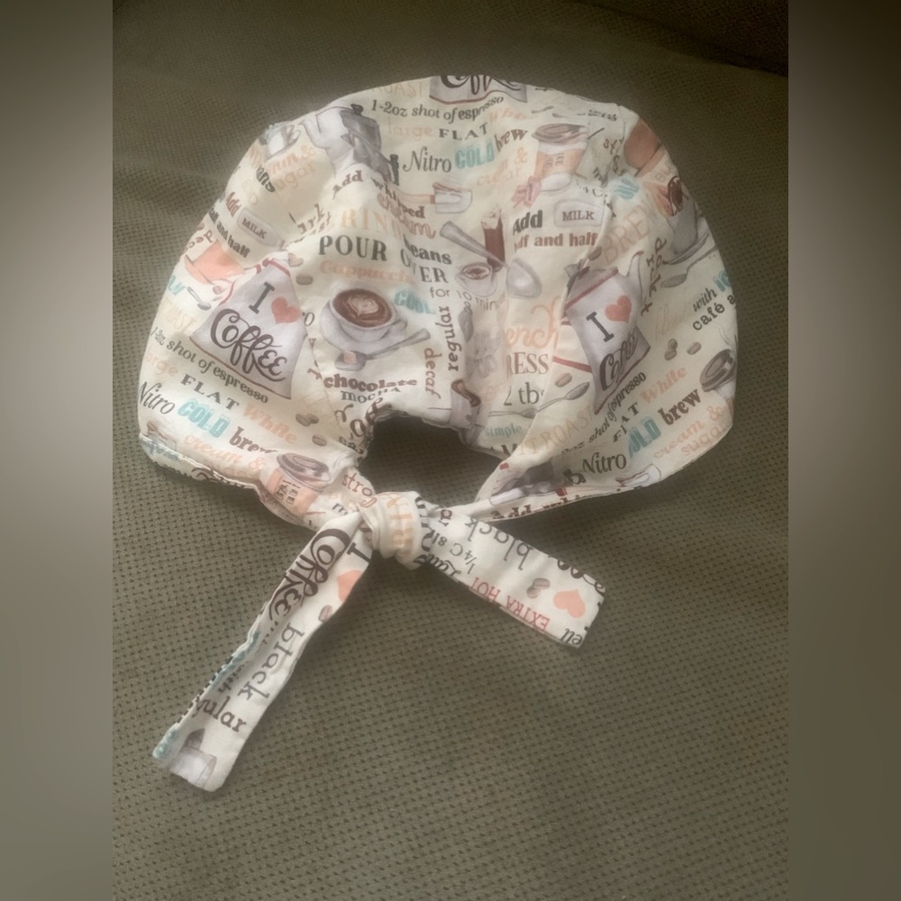 Scrub Cap Coffee Themed